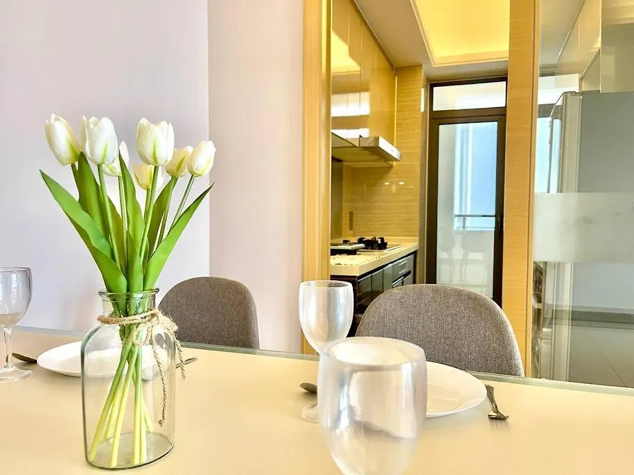Apartment Hck9 4-6Pax 2Br/Walk Ciq/City View@Jb Johor Bahru