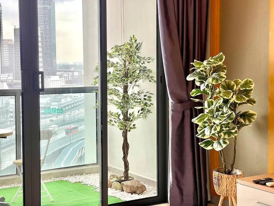 Hck9 4-6Pax 2Br/Walk Ciq/City View@Jb Johor Bahru Apartment
